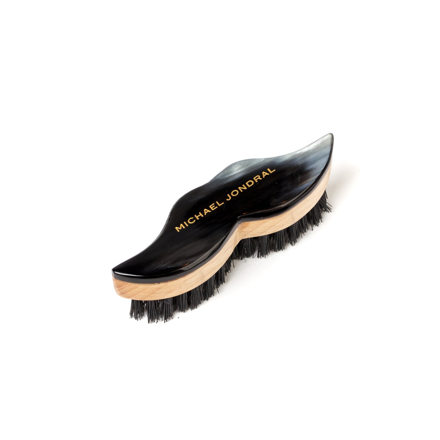 Abbeyhorn x MJ - Small Beard Brush made of Ox Horn